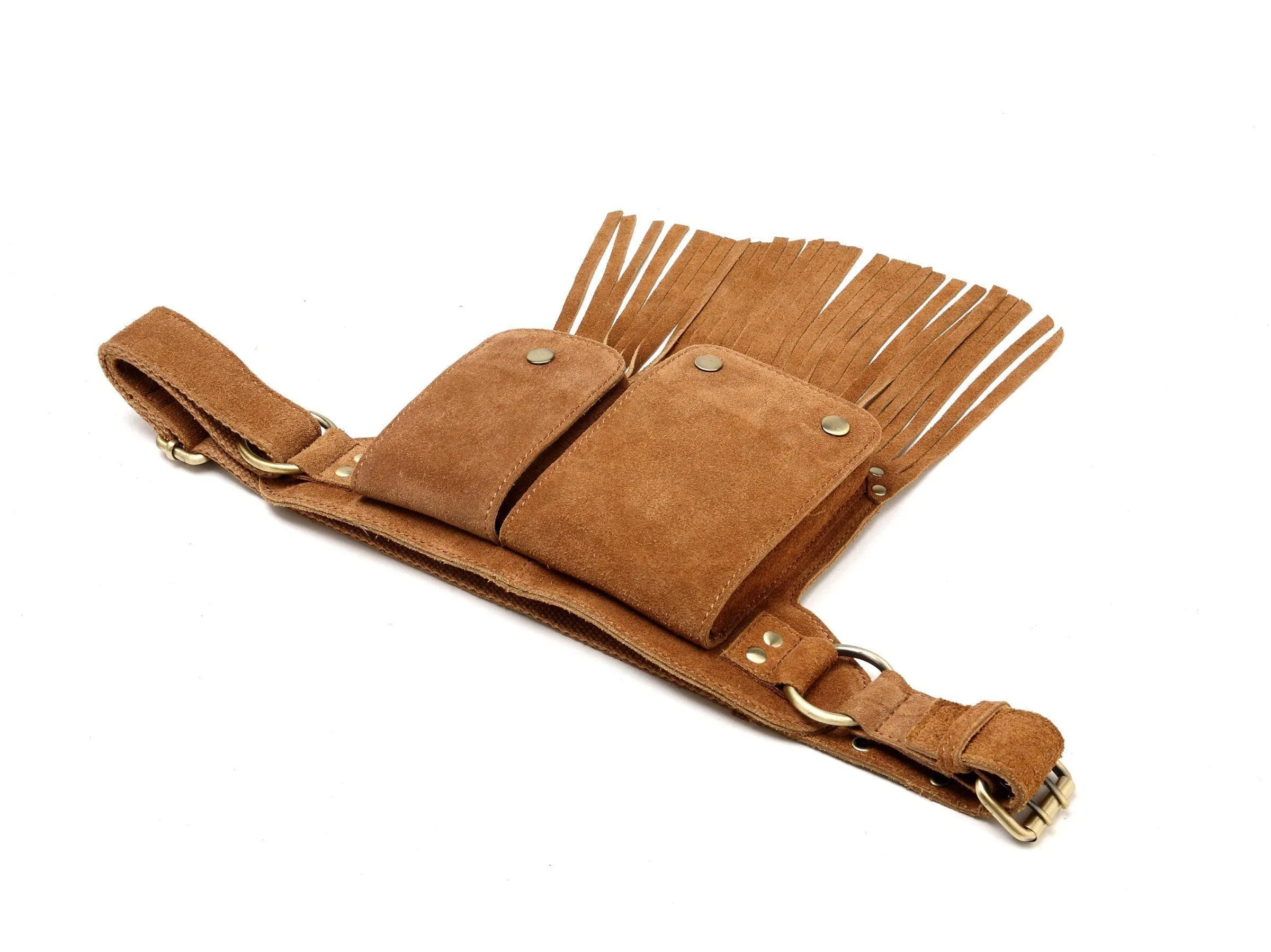 Floretta Suede Leather Fringe Waistpack