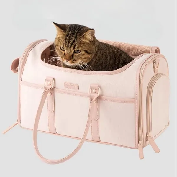 Foldable Enclosed Pet Carrier