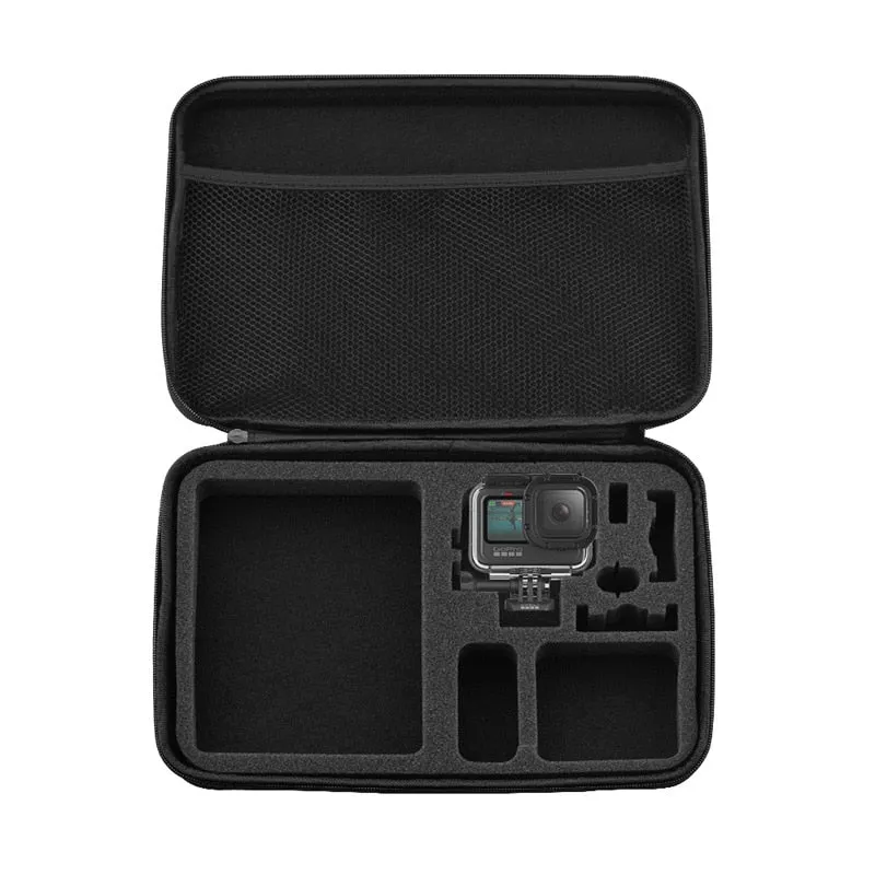 For GoPro Hero 10 9 8 7 Session SJCAM Xiaomi Yi 2 4K Mijia Go Pro Accessories Sport Camera Portable Storage Case Collection Bag