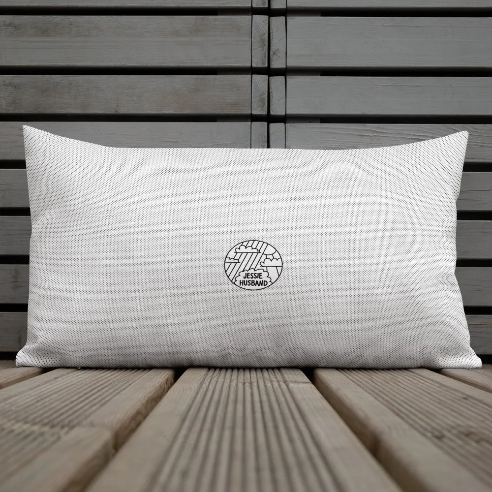 Fresh Air This Way Camp Pillow