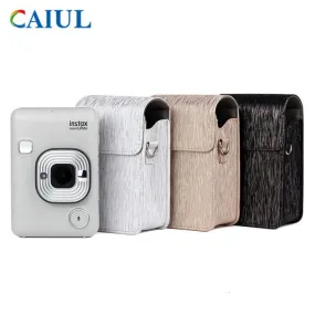 Fujifilm Instax mini Liplay Camera Accessory Artist Leather Instant Camera Shoulder Bag Protector Cover Case Pouch