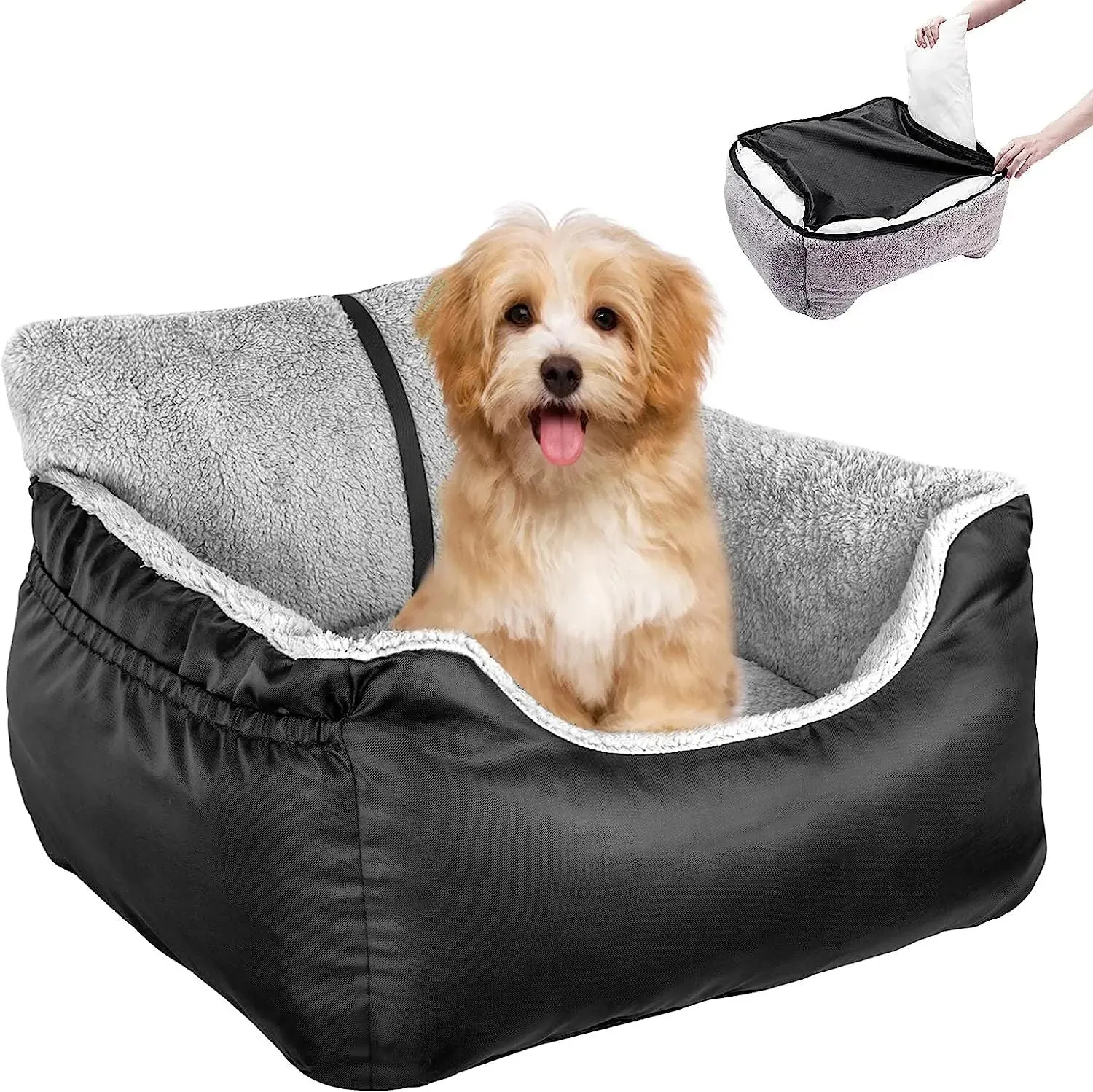 Funki Buys | Pet Car Seats | Plush Luxury Pet Car Travel Seats