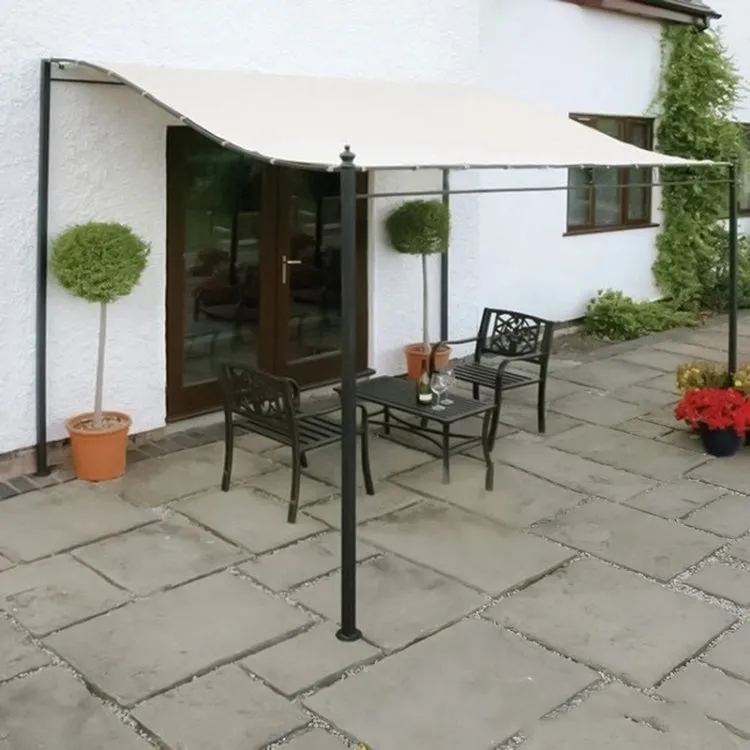 Garden Patio Awning Canopy Waterproof Shade Cloth, Size:3X3m(Beige)