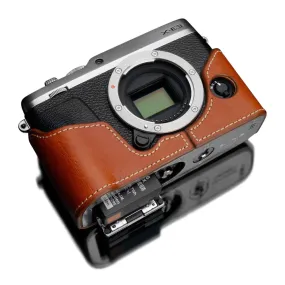 Gariz Camel Leather Camera Half Case XS-CHXE3CM for Fuji Fujifilm X-E3