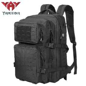 GB-0065 Mountaineering Military Tactical Backpack Men's Hiking Sports Backpack Camouflage System 3P Outdoor Bag 45L