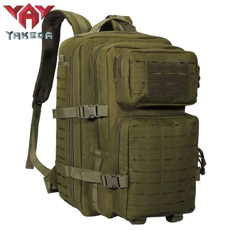 GB-0065 Mountaineering Military Tactical Backpack Men's Hiking Sports Backpack Camouflage System 3P Outdoor Bag 45L