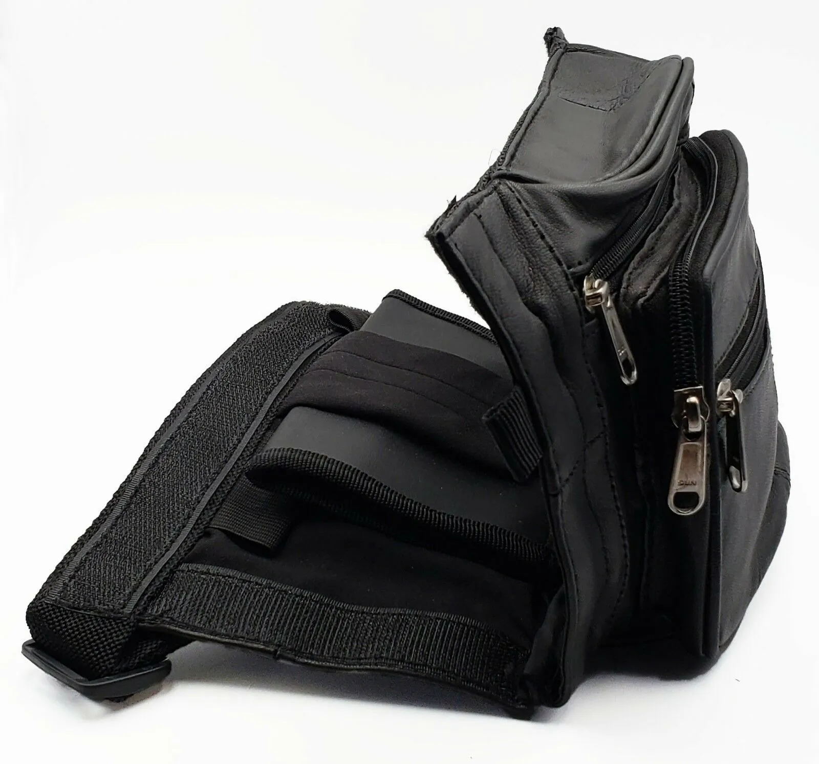 Genuine Leather Gun Holder Belt Bag for Men and Women Black Brown