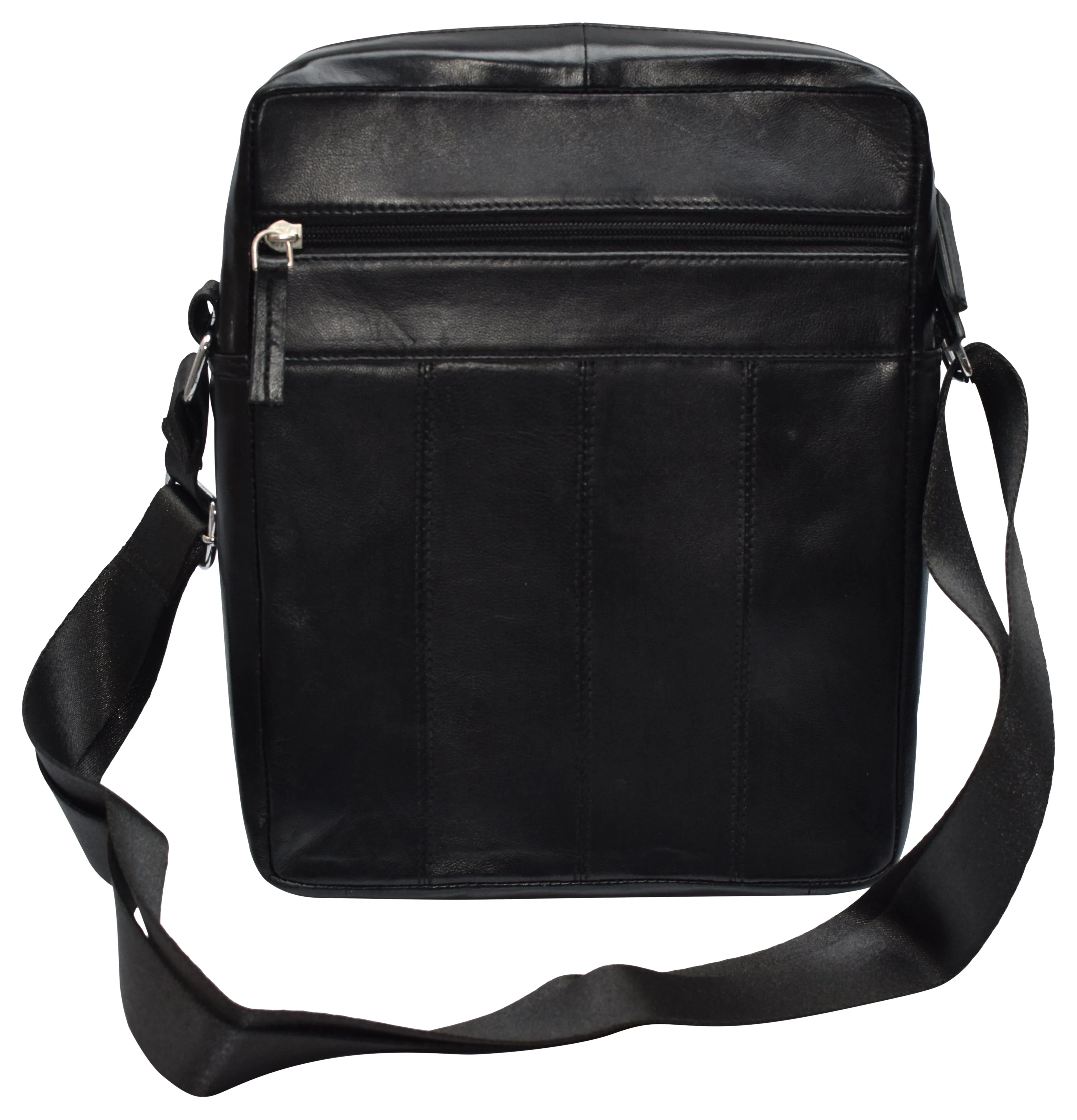 Genuine Leather Messenger Crossbody Shoulder Bag for Men Work Business Casual Adjustable Straps