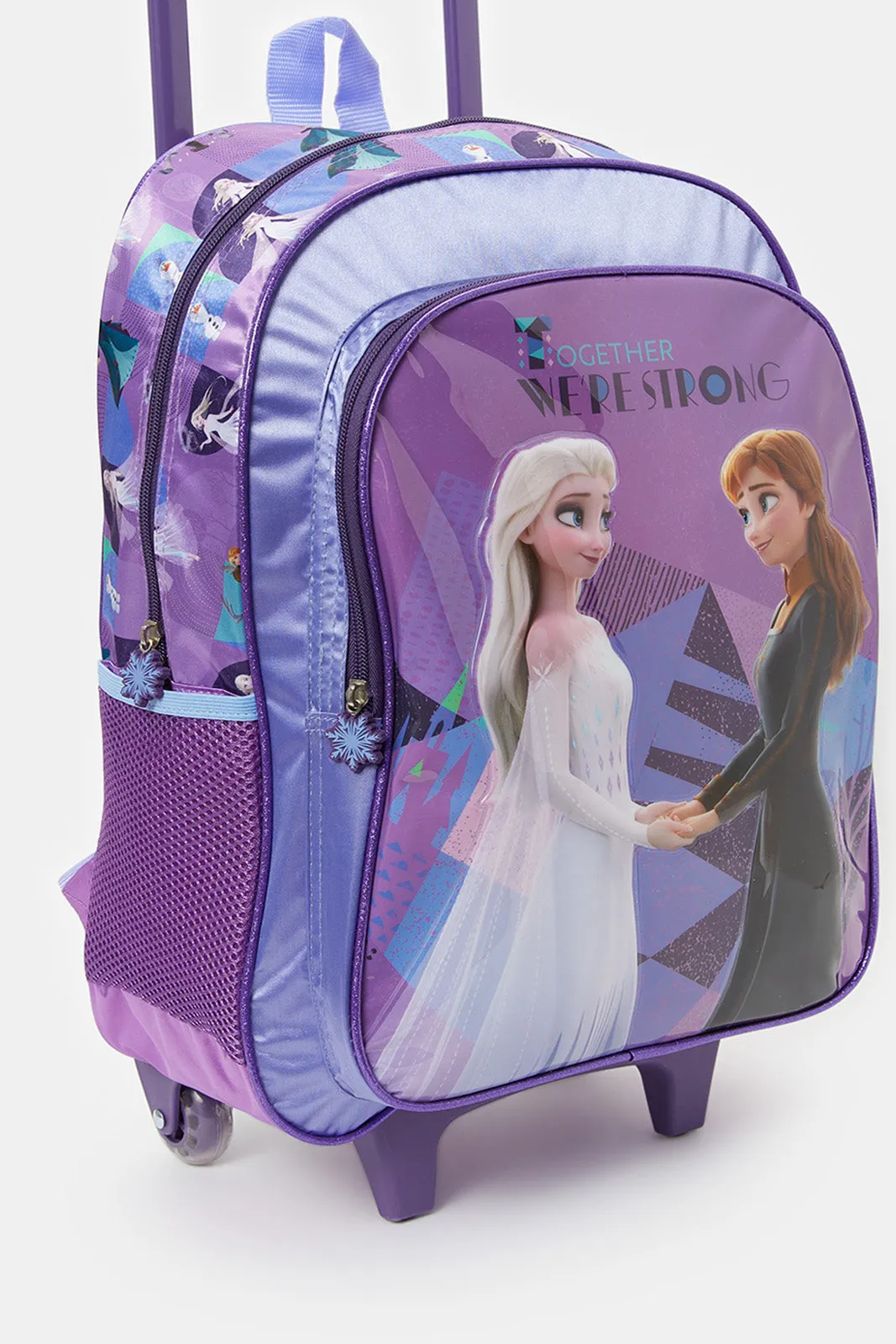 Girls Purple Disney Frozen Trolley Set (5 Piece)