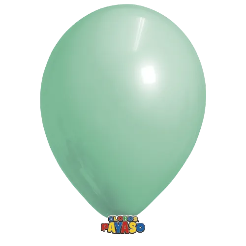 Globos Payaso 10in Balloon Pastel Light Green 50ct