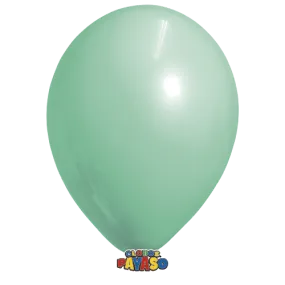 Globos Payaso 10in Balloon Pastel Light Green 50ct