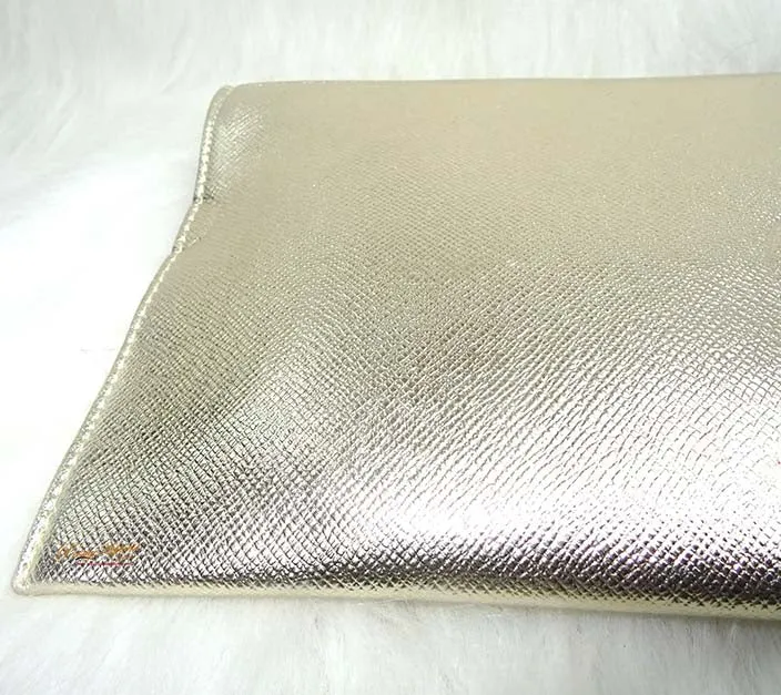 Gold Rectangle Beautiful Party Evening Cocktail Clutch Purse