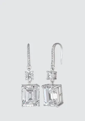 Gracie Lou Emerald Cut Statement Drops