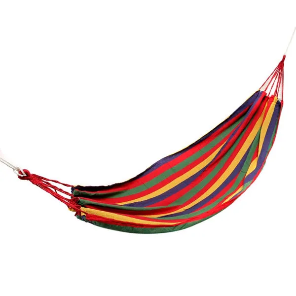 Hammock mexico women and men, Amaca Hamacas de Patio Mejicanas Outdoor Colorful Stripe Canvas Bed For Camping Hiking Picnic