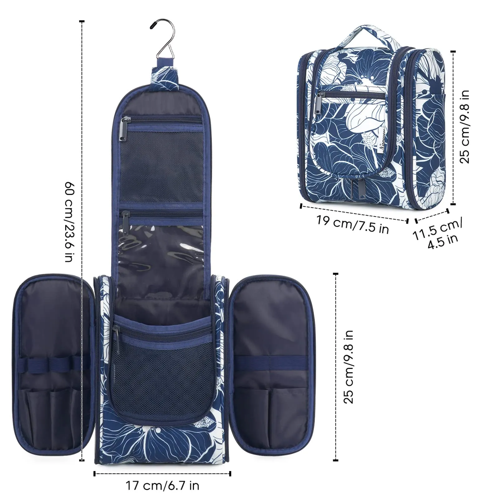 Hanging Travel Toiletry Cosmetic Bag for Women and Men (NW5026)