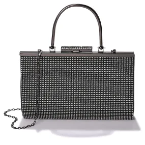 Haute Sauce Textured Push Lock Clutch Bag with Chain Strap (AZ_HSCL1054)