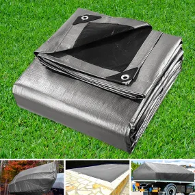 Heavy-Duty Waterproof Camping Tarp 6x7.3m | Instahut