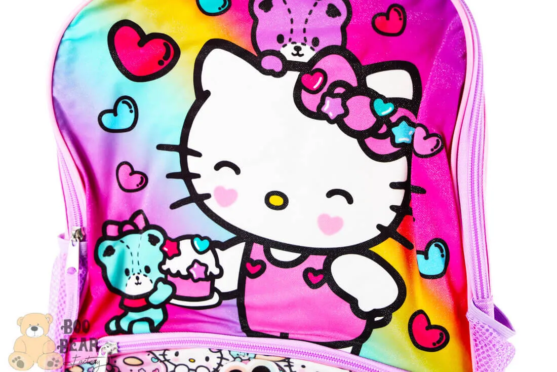 Hello Kitty Rainbow Hearts BackPack | Just for $29.99 | Boo Bear Factory