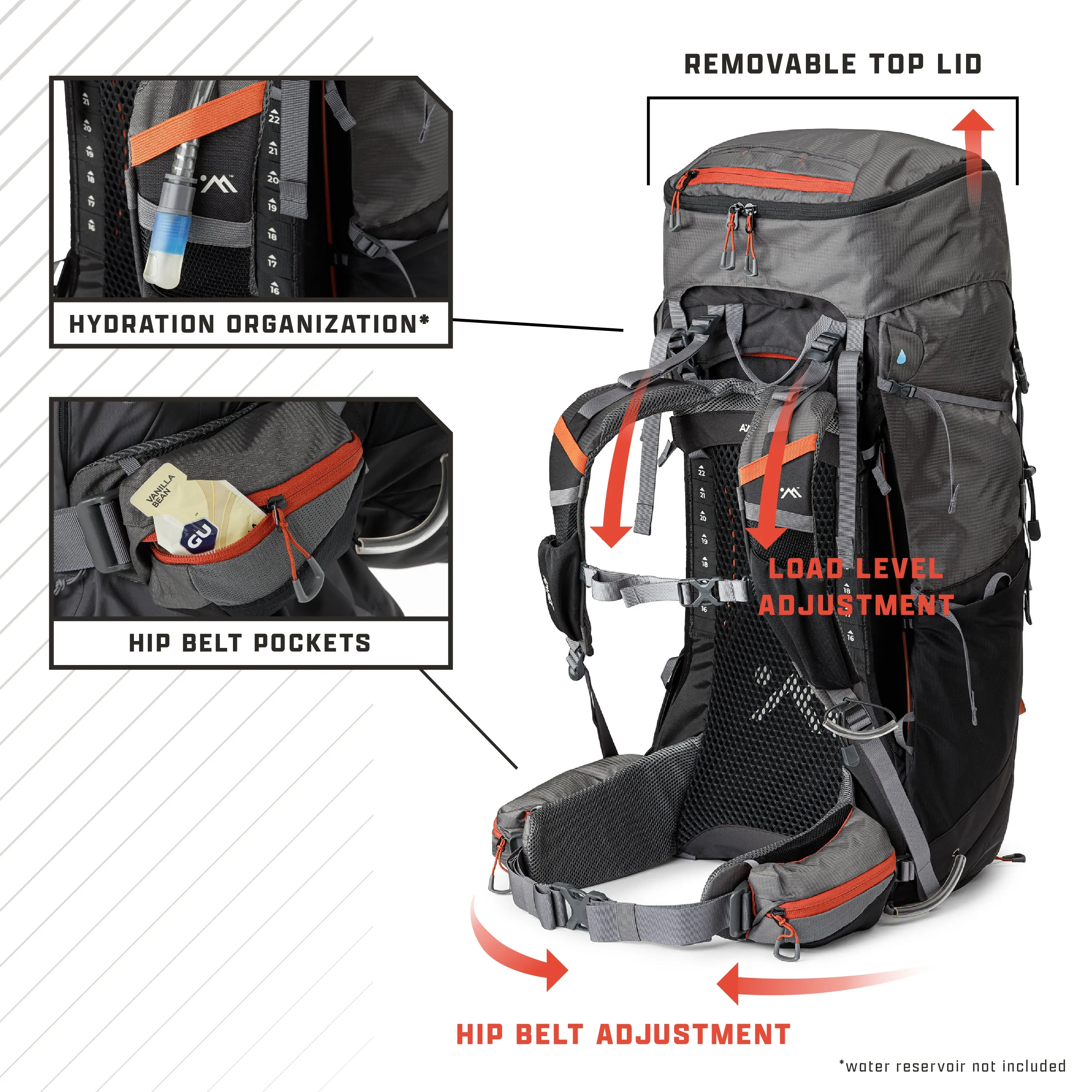 Hiking Backpack 65L