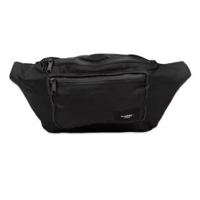 HOMME  Large Nylon Waist Pack Black