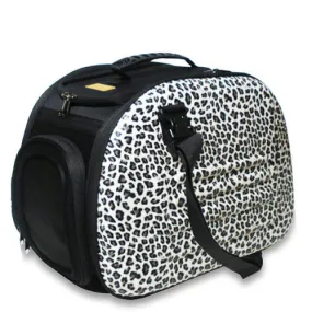 Ibiyaya Classic EVA Collapsible Pet Carrier - [Safari Leopard]