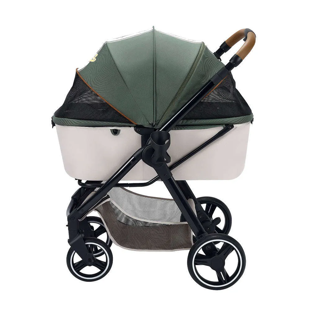 Ibiyaya Retro Luxe Large Pet Stroller