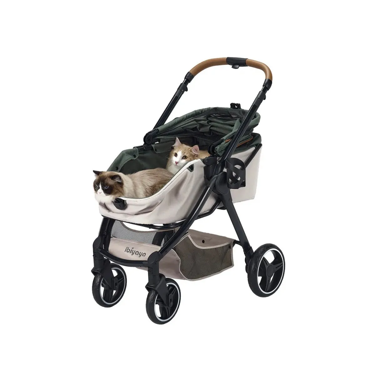 Ibiyaya Retro Luxe Large Pet Stroller