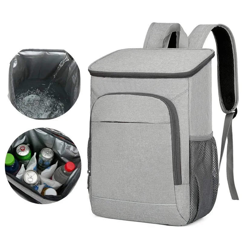 Insulated Cooler Backpack - Ideal for Picnic, Camping, Beach, Hiking, BBQ, & Lunch - Sand Proof, Water-Resistant