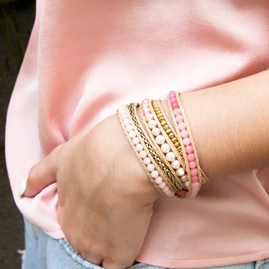 It's a Wrap Bracelet - Flamingo