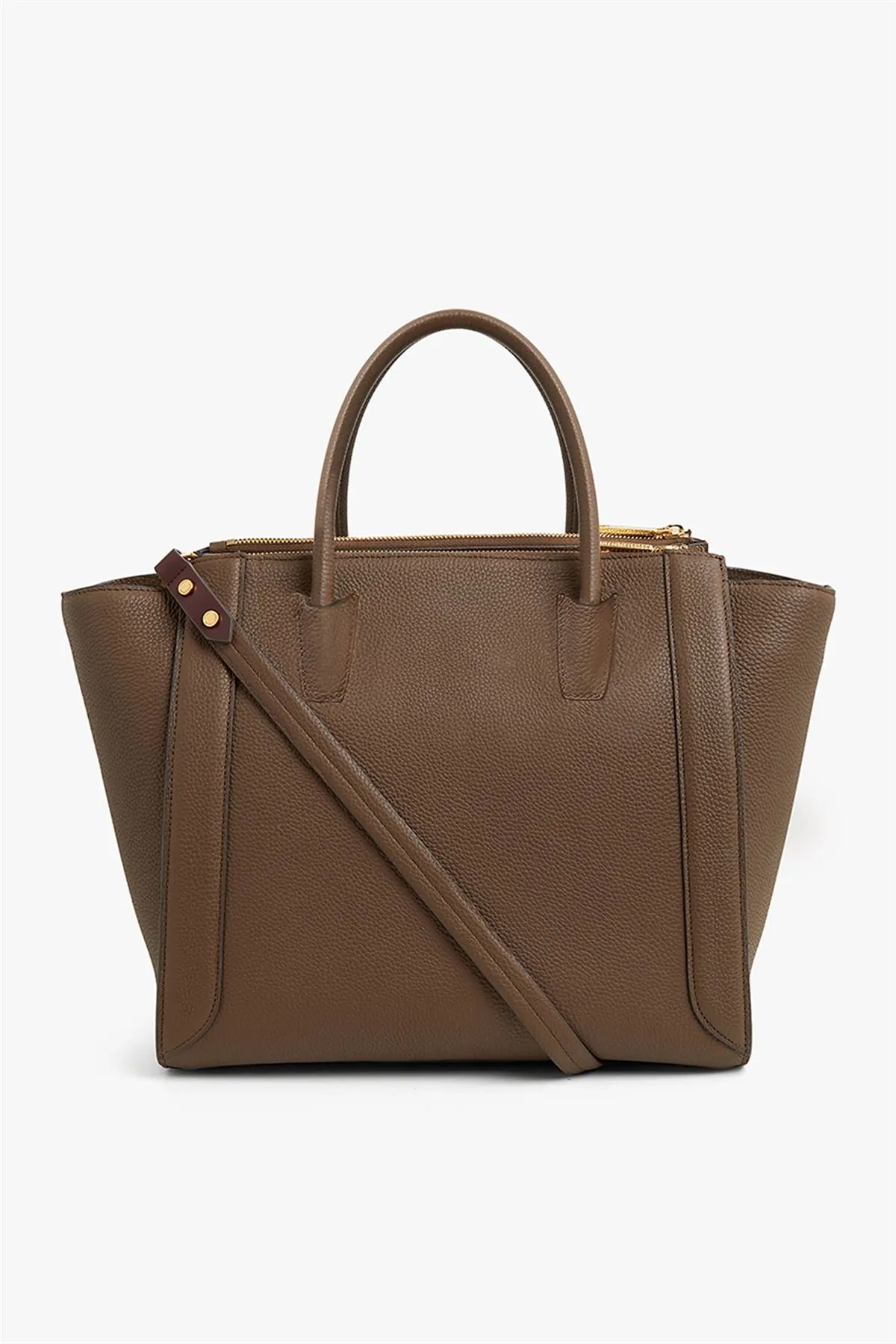 Jasper Conran Aubrey Winged Leather Grab Tote Bag