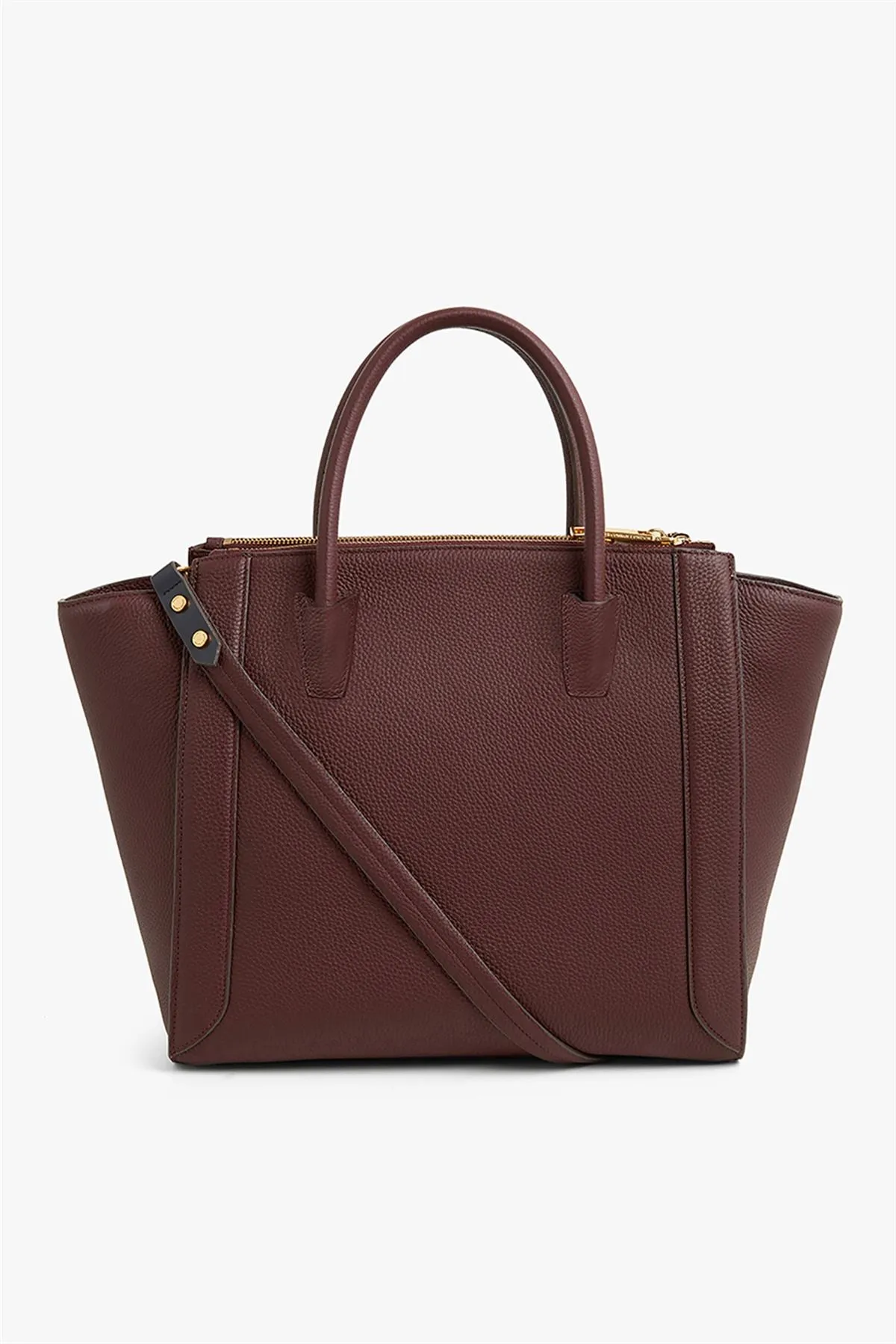 Jasper Conran Aubrey Winged Leather Grab Tote Bag