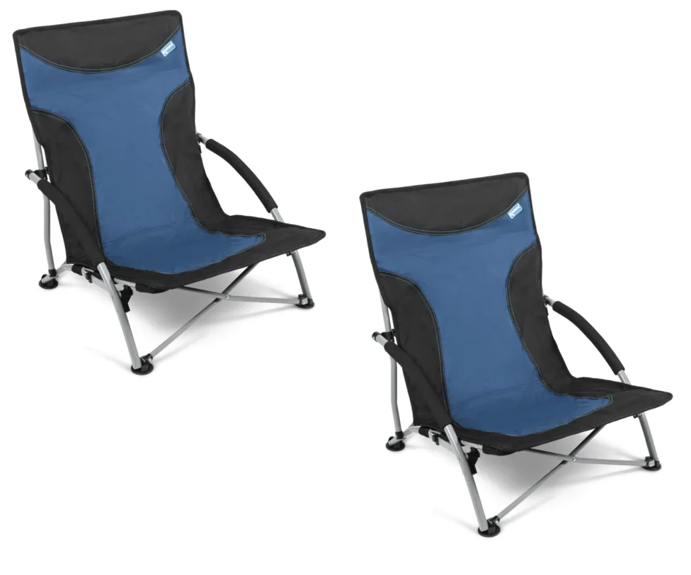 Kampa Sandy Low Beach Chair - Midnight Blue