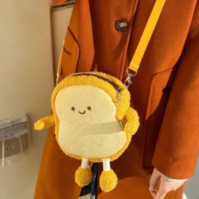 Kawaii Bread Bestie Plush Bag - Kawaii Bag