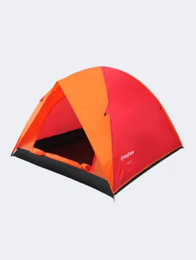 King Camp Family 3 Unisex Camping Tent Red Kt3073