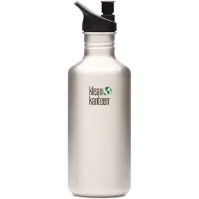 Klean Kanteen Sport Cap Stainless Steel Bottle - 40 oz