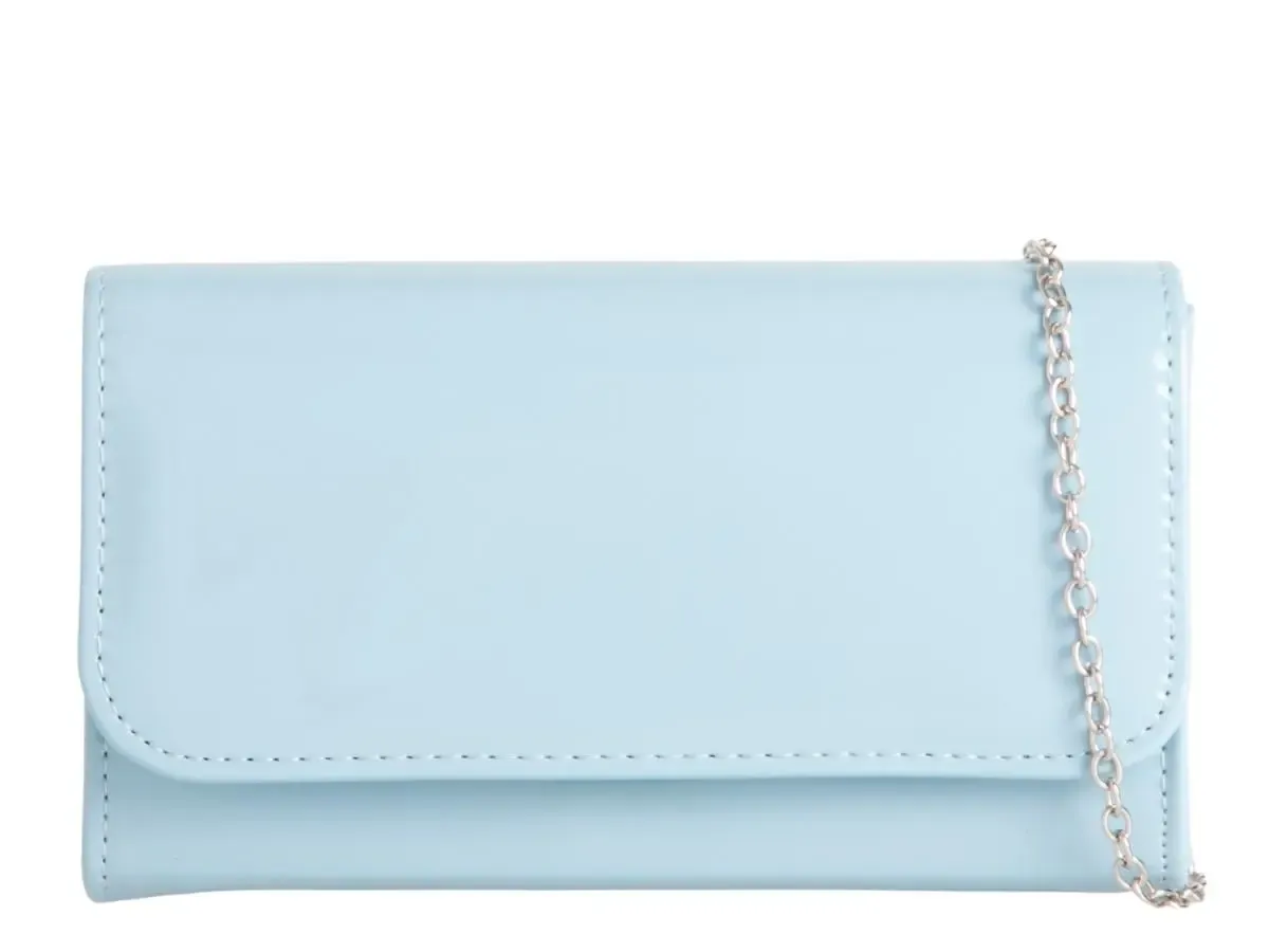 Koko Patent Clutch Evening Bag