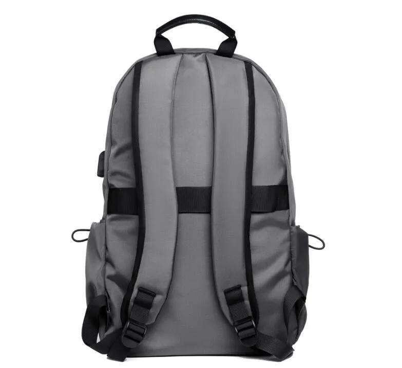 Laptop Backpack Shoulder Bag With USB Charging TB505 - Grey