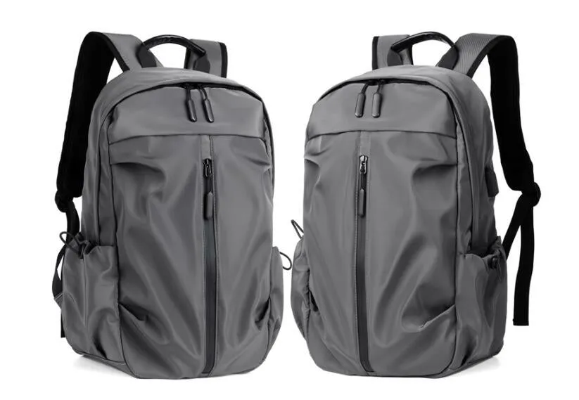 Laptop Backpack Shoulder Bag With USB Charging TB505 - Grey