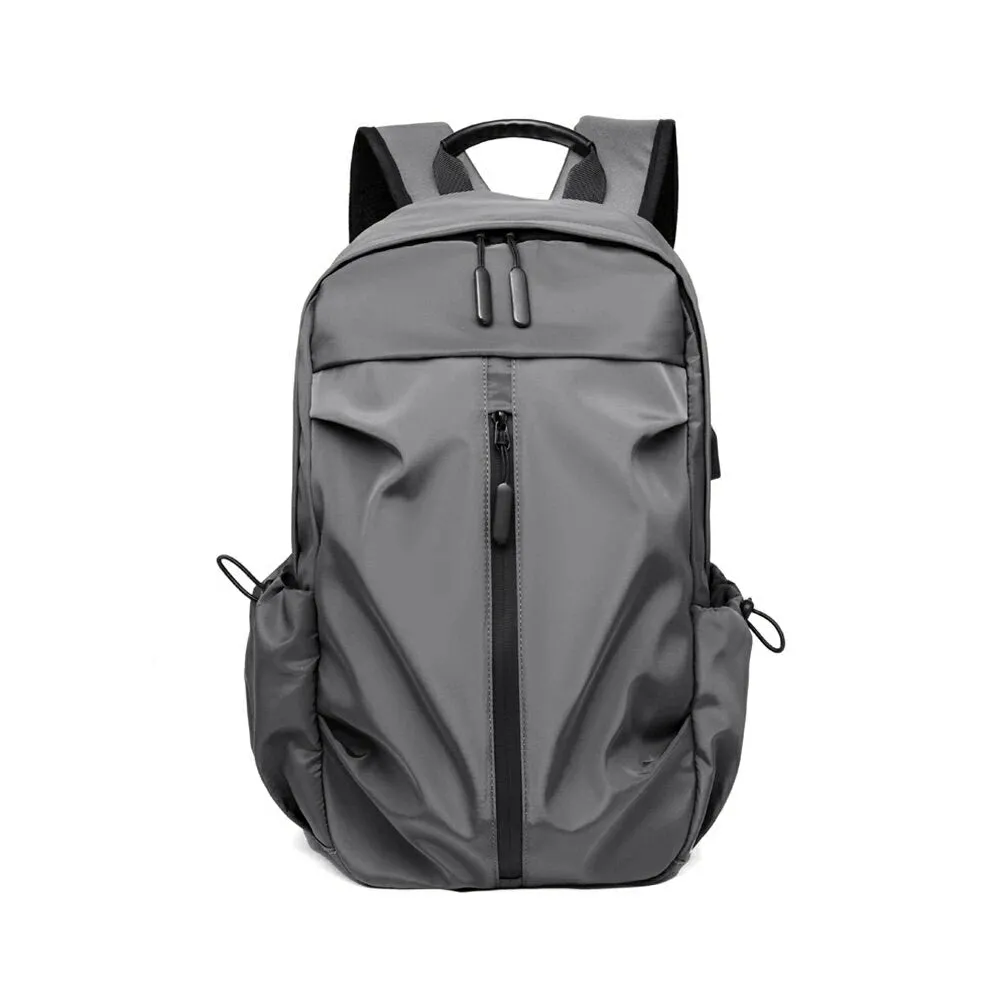 Laptop Backpack Shoulder Bag With USB Charging TB505 - Grey