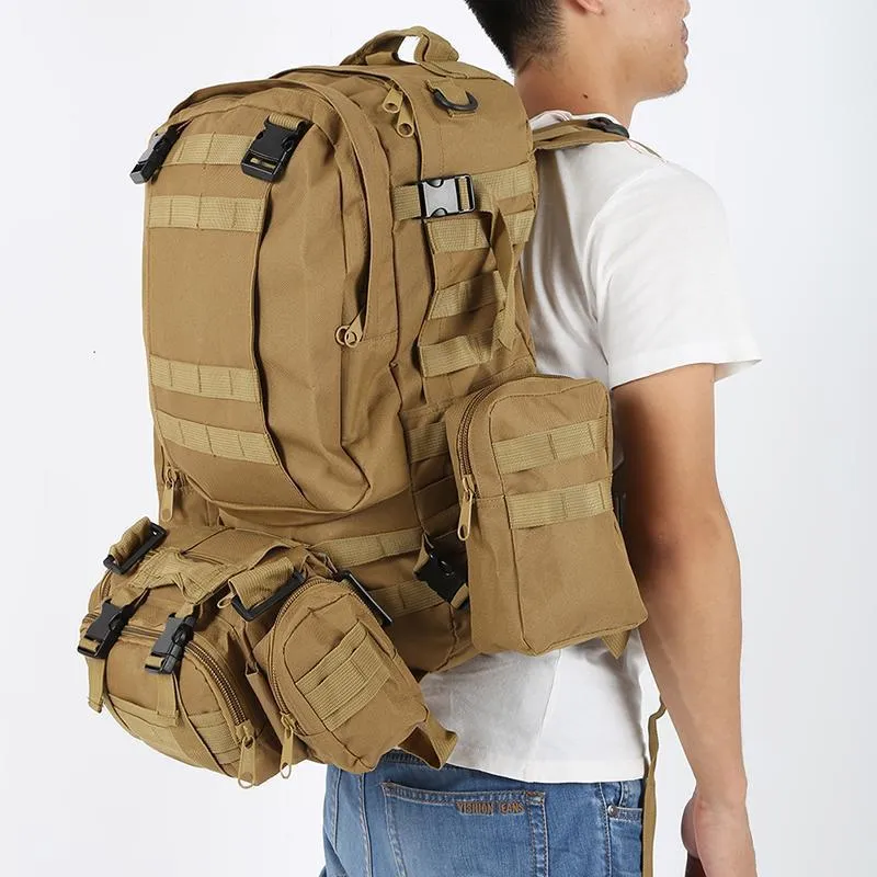 Large Military Style Outdoor-50L Backpack