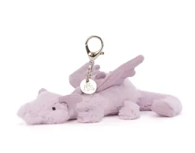 Lavender Dragon Bag Charm