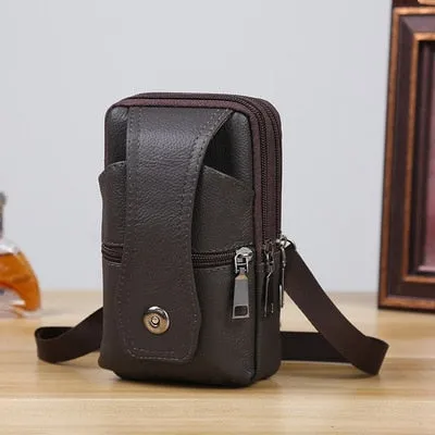 Leather Waist Large Capacity Belt Bag