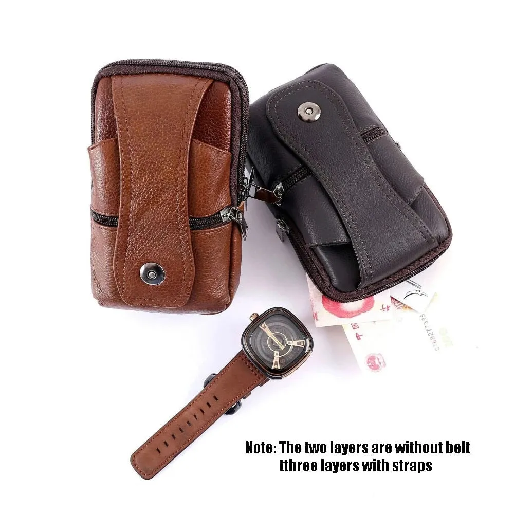 Leather Waist Large Capacity Belt Bag