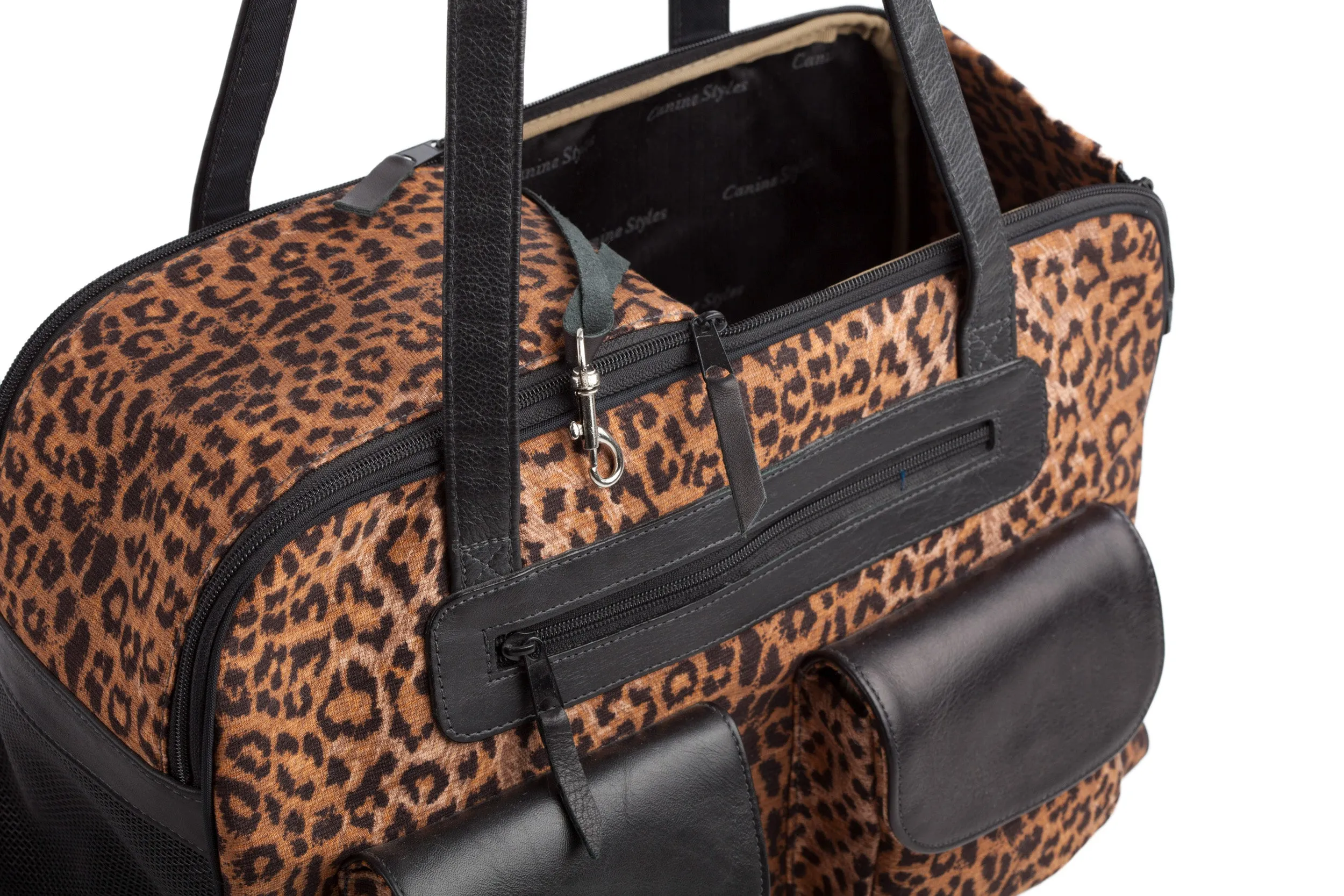 Leopard Coton Carrier Bag