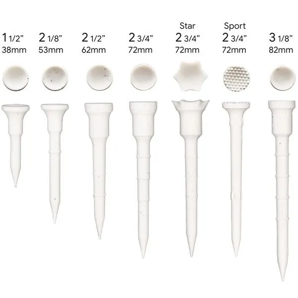 Lignum 72mm Tees 12pk - Hitting Green