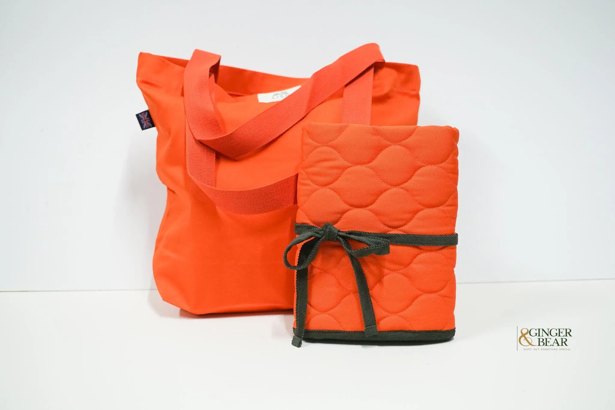 LISH Dog Travel Blanket, Winkley Orange