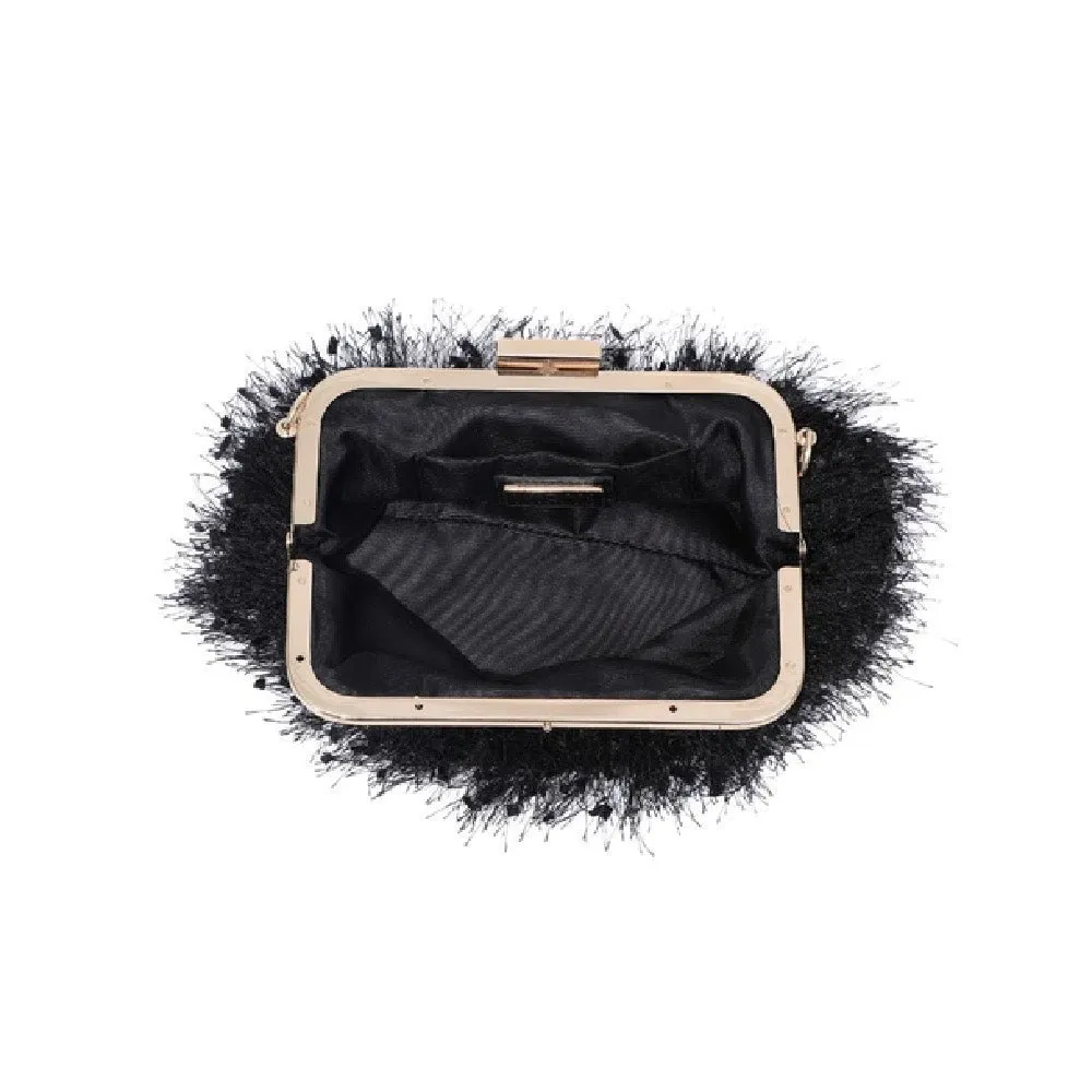 Luna Fringe Evening Clutch