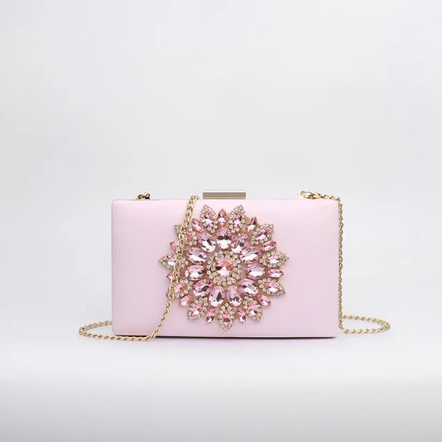 Luxury Women's Evening Clutch Purse - for Bridal Evening Crystal