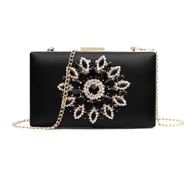 Luxury Women's Evening Clutch Purse - for Bridal Evening Crystal