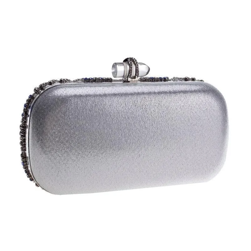 Luxy Moon Rhinestone Evening Bags Crystal Wedding Clutches